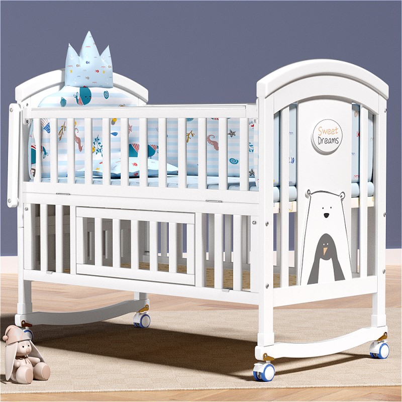 Baby Crib Manufacturer - European Style Upholstered