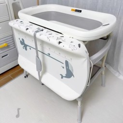 Diaper Changing Table Supplier - Portable Solid Wood with Wheels