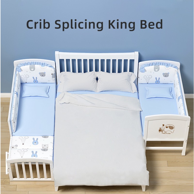 Baby Crib Supplier - European White Paint Multifunctional