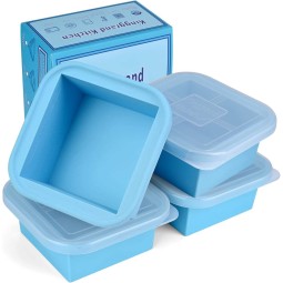 Kitchen Freezer Container Manufacturer - 1-2 Cup Silicone Ice Cube Bowl Tray Mold
