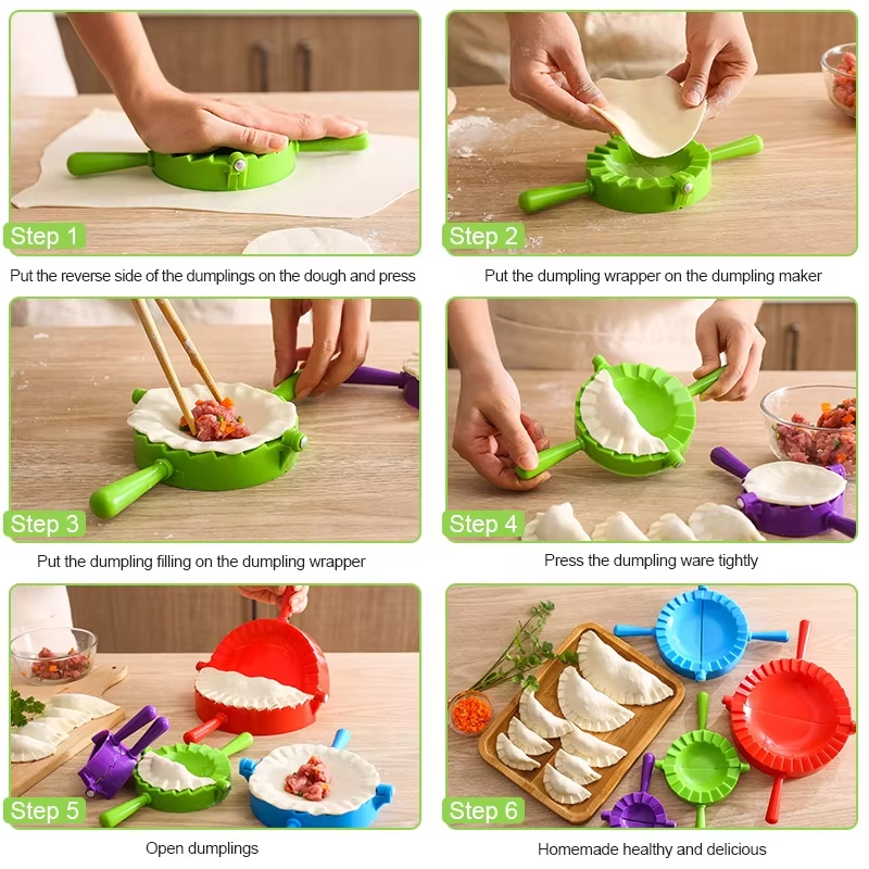Plastic Dumpling Mold Factory - Household DIY Hand Manual Empanada Press Tools