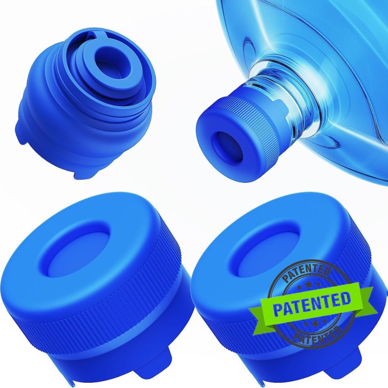 5 Gallon Silicone Water Bottle Cap Manufacturer - Non Spill 55mm Reusable Cover