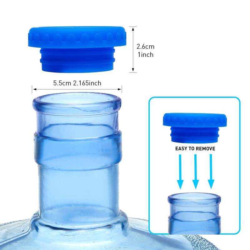 Custom Silicone Water Jug Cap Factory - Wholesale 5 Gallon Leak Proof Top Lid