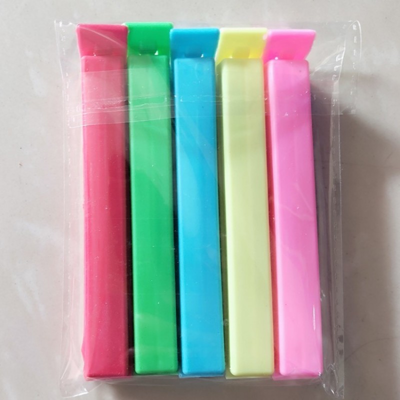 Food Sealing Clip Manufacturer - Candy-Colored Plastic Bag Clip Moisture-Proof