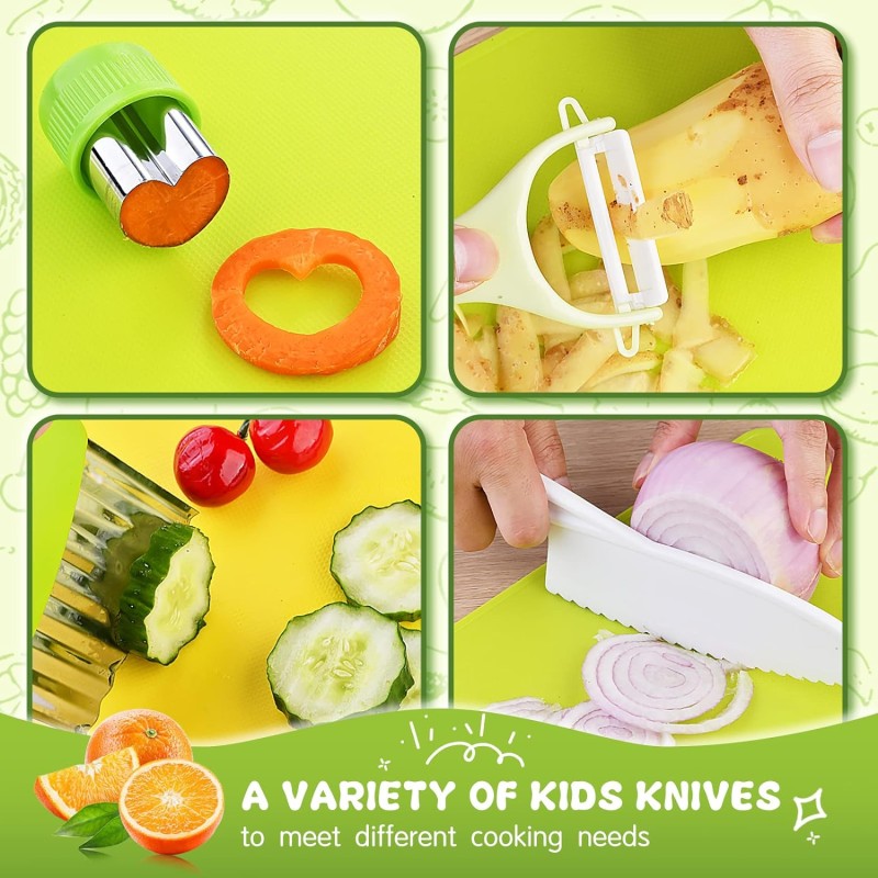 Montessori Kids Cooking Knife Set Manufacturer - 13 Pcs Safe Learning Tools