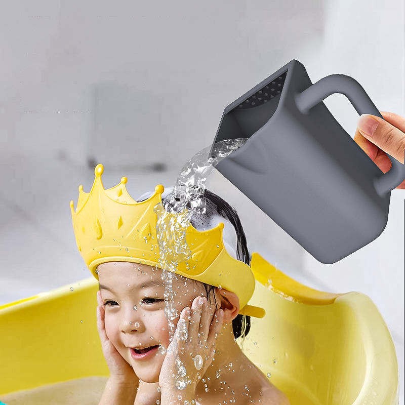 Silicone Folding Shower Cup Factory - 2024 Safe Leak Proof Control Flow Bath Bailer