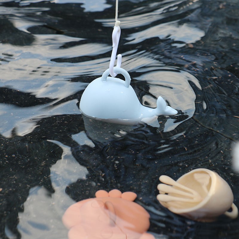 Beach Fishing Toy Set Manufacturer - Silicone Fish Toy with Rod for Kids