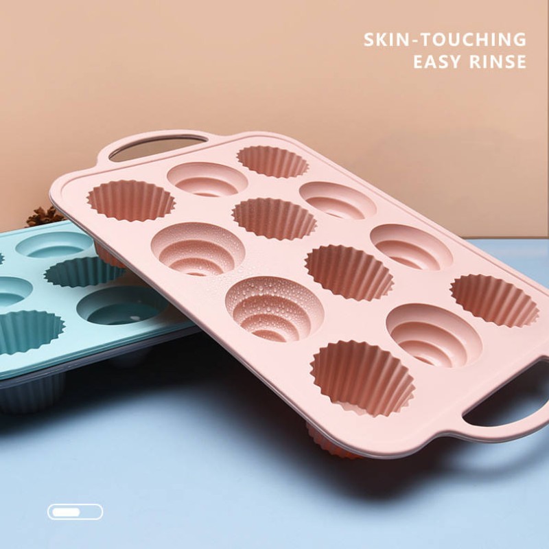 Muffin & Cupcake Pan Factory - Nordic Style Nonstick Food Grade Silicone Quick Release