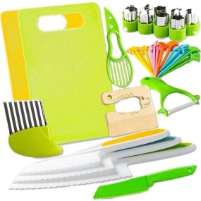 Plastic Montessori Small Knife Set Factory - 40pcs Safe Kitchen Gadgets for Kid