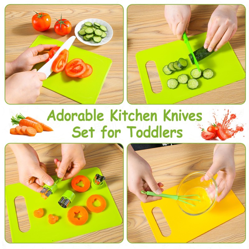 Plastic Montessori Safety Knife Manufacturer - Custom Logo Kids Cooking Set