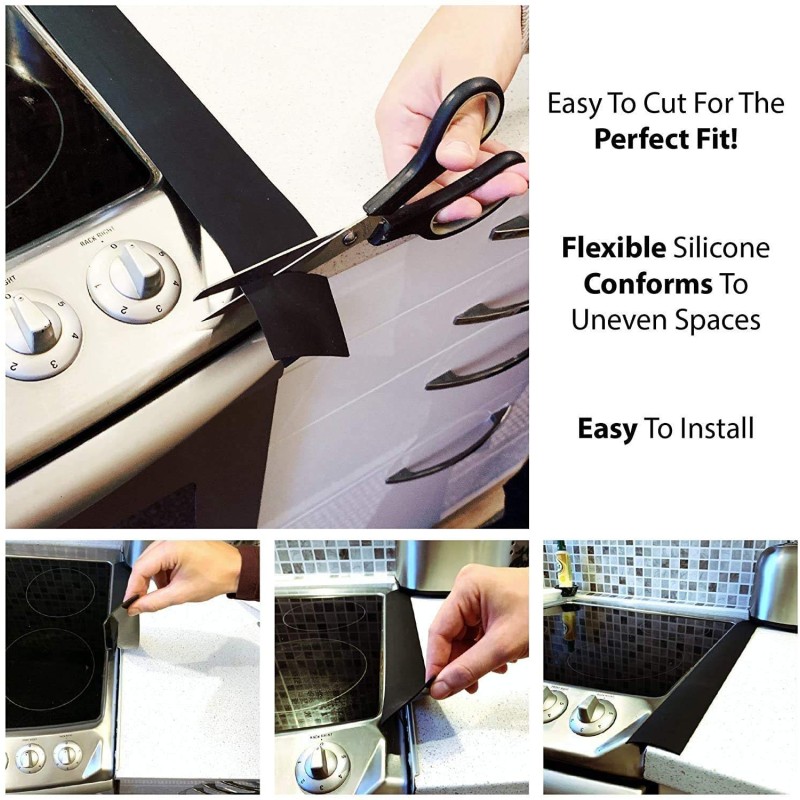 Stove Gap Cover Factory - Food Grade Silicone Gap Filler Counter Heat Resistant