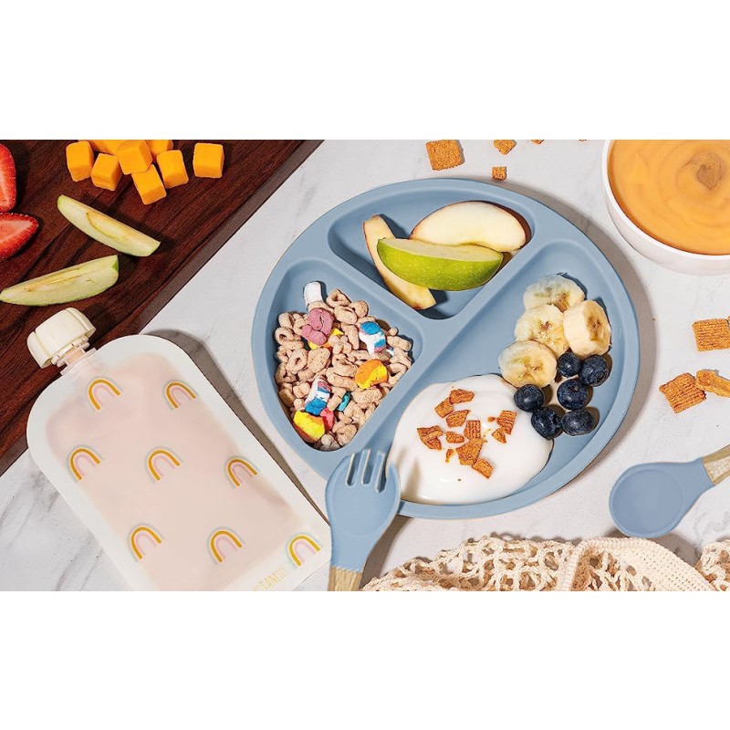 Reusable Baby Sippy Cup Factory - BPA Free Silicone Drinking Bottle Long Straw