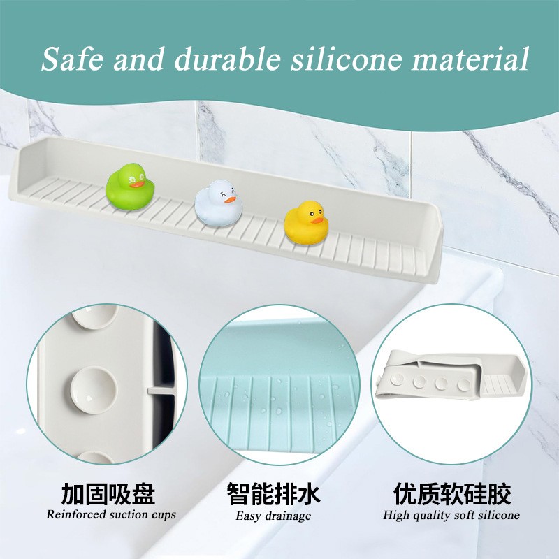 Bathtub Splash Guard Manufacturer - Detachable Play Shelf Baby Shower Corner