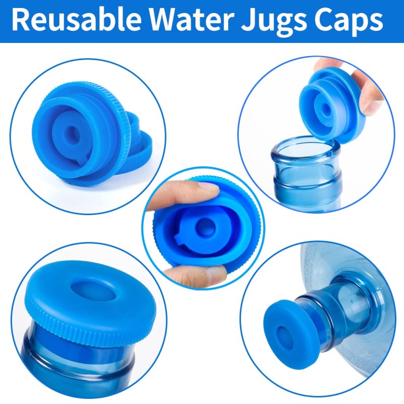 5 Gallon Silicone Water Jug Cap Manufacturer - BPA-Free Food Grade Non-Spill Cover