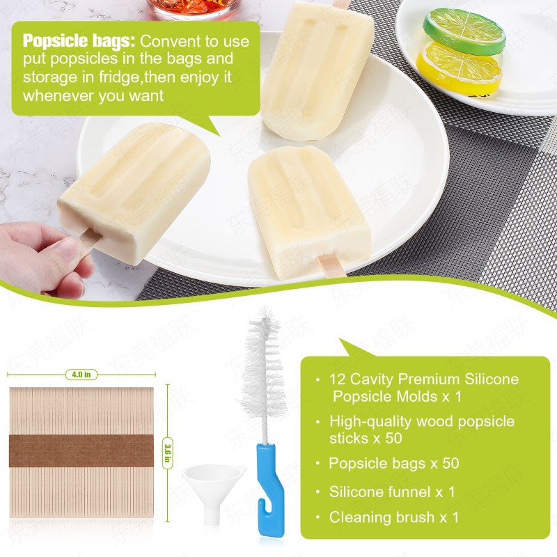 Spiral Ice Cream Popsicle Mold Manufacturer - 6 Cavity Handmade Props DIY Yogurt Bar