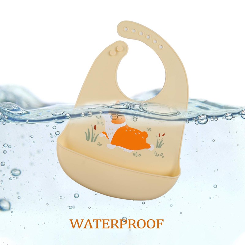 Baby Print Silicone Bib Set Factory - Custom Waterproof Low Price Wholesale