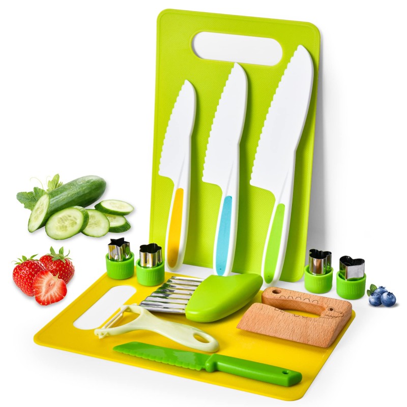 Kids Cooking Cutter Set Factory - Safe Reusable Toddler Kitchen Tools