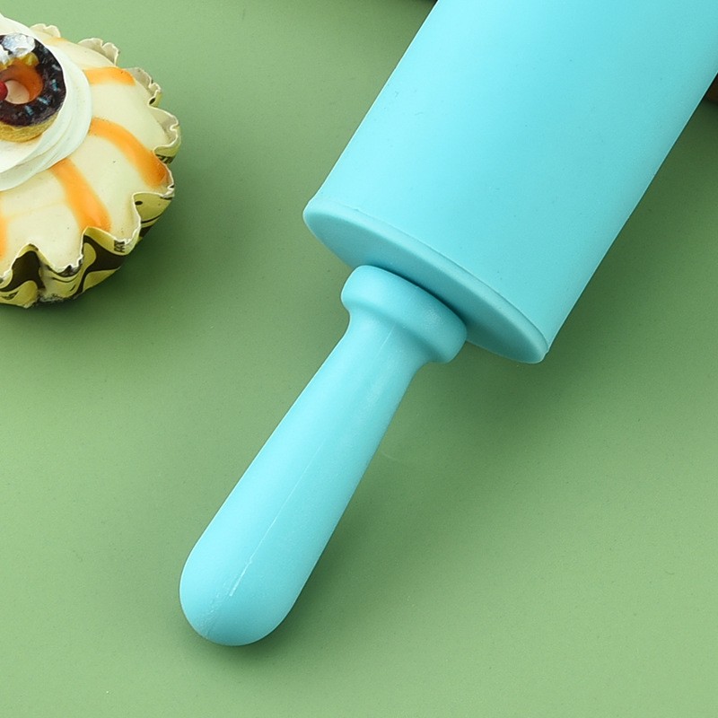 Small Baking Rolling Pin Manufacturer - Custom Kids Pattern Silicone Cookie Roller