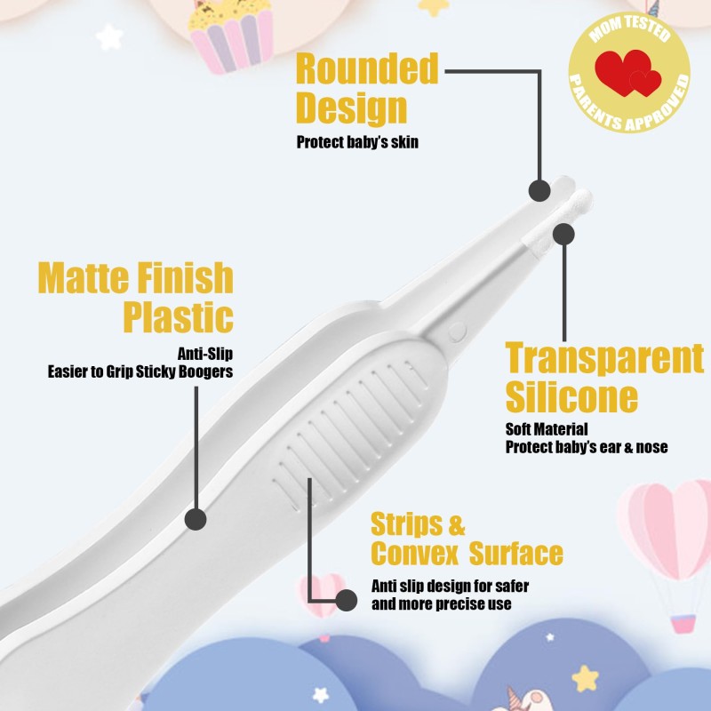 Soft Silicone Baby Nose Cleaner Manufacturer - Custom Logo Wax Booger Remover