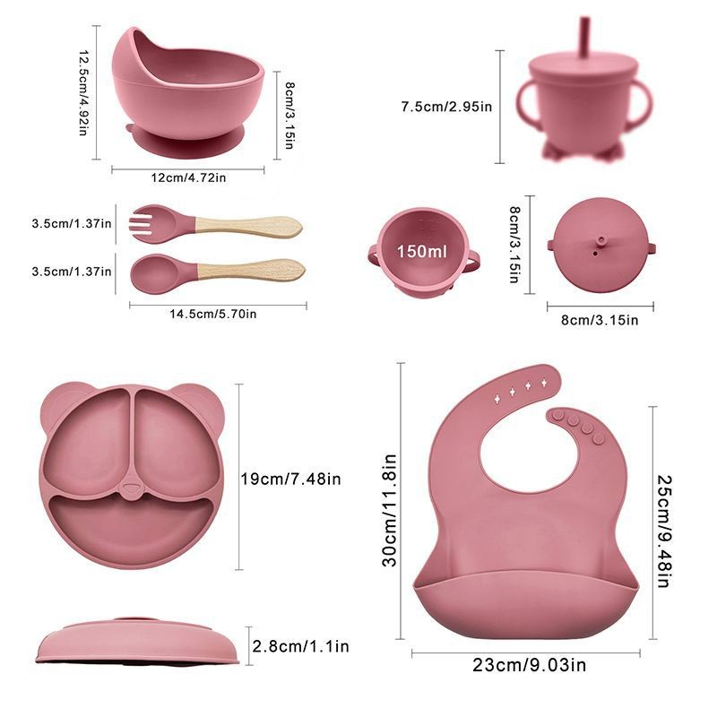 Children's Double-Headed Spoon Manufacturer - Stainless Steel Silicone Multifunctional