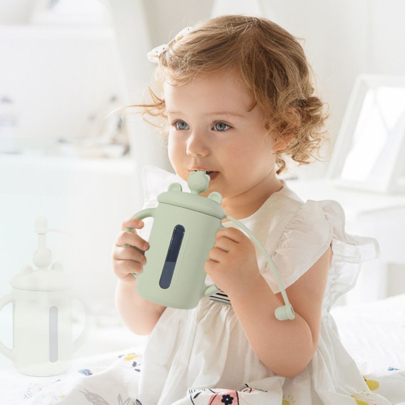 Collapsible Baby Bowl Set Manufacturer - Bear Marble Cover Suction Silicone Bowls