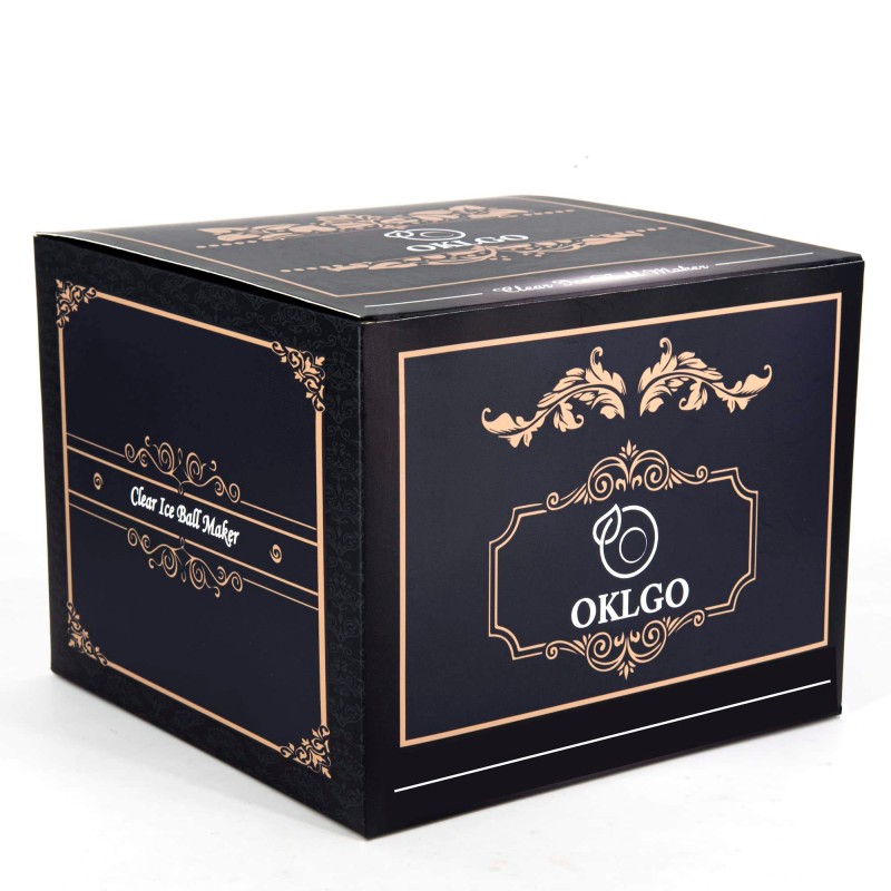 Ice Ball Maker Tray Manufacturer - Clear Crystal Silicone 4 Cavity Mold with Lid