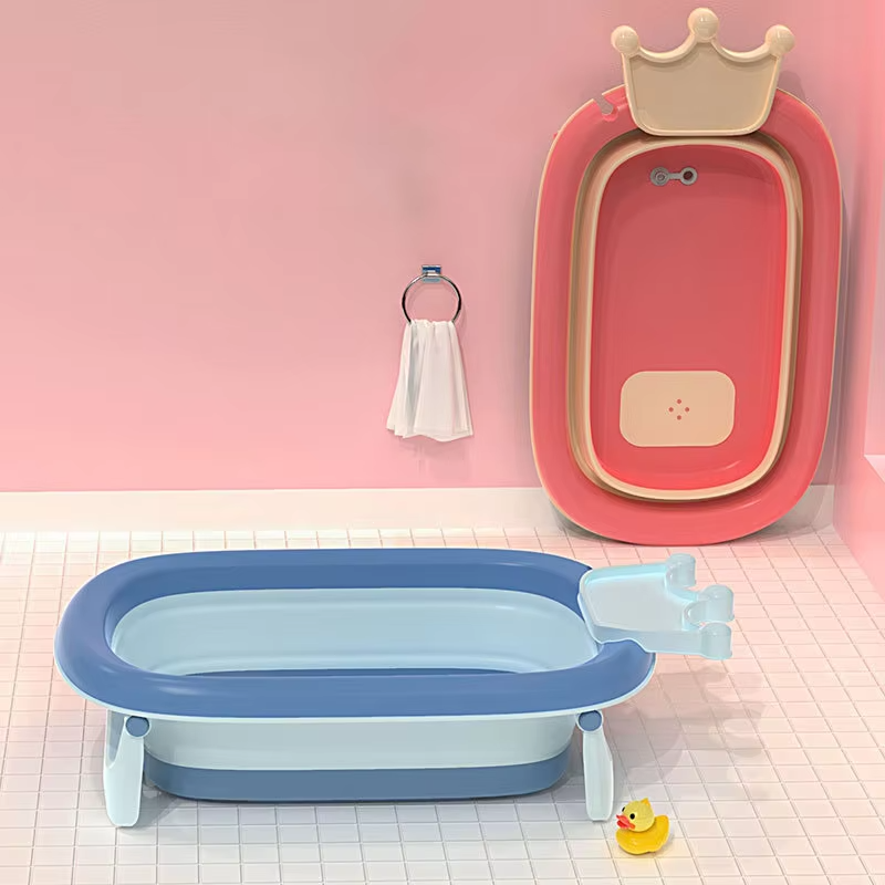 Foldable Baby Bathtub Factory - 2025 Hot Sale Plastic Cute Style Shower Keep Temp