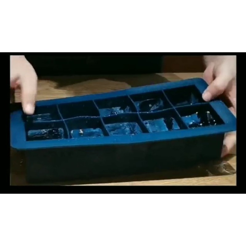 Silicone Clear Crystal Ice Cube Mold Manufacturer - Easy Release Whiskey Design