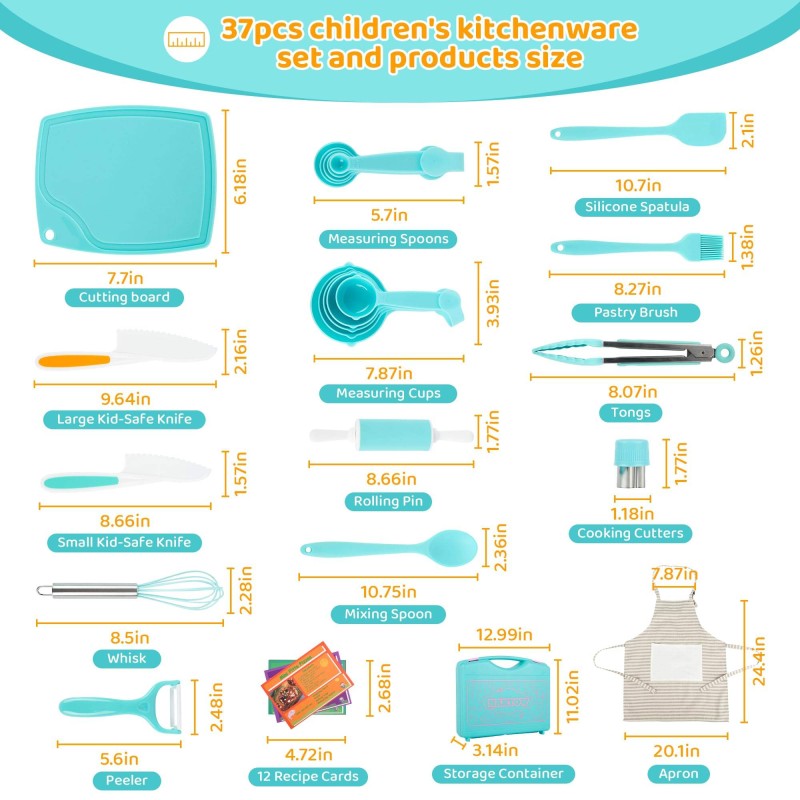 Plastic Kid's Kitchen Tools Set Factory - Wholesale Toy Utensils with Storage