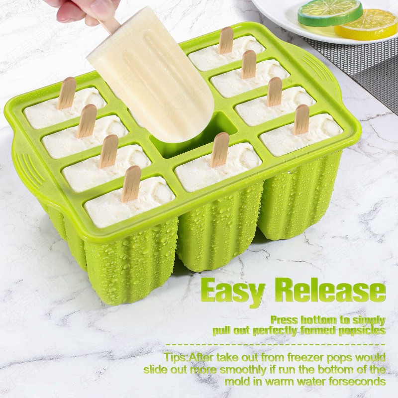 Spiral Ice Cream Popsicle Mold Manufacturer - 6 Cavity Handmade Props DIY Yogurt Bar