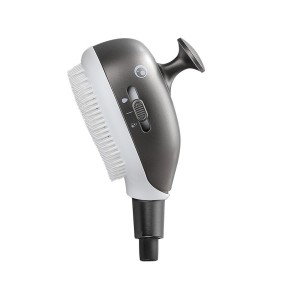 High Quality Kids Bath Brush Manufacturer - Grey Pink Long Handle Skin Exfoliator