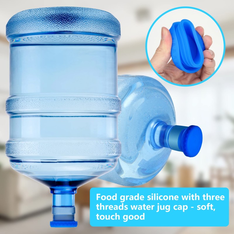 Custom Silicone Water Jug Cap Factory - Wholesale 5 Gallon Leak Proof Top Lid