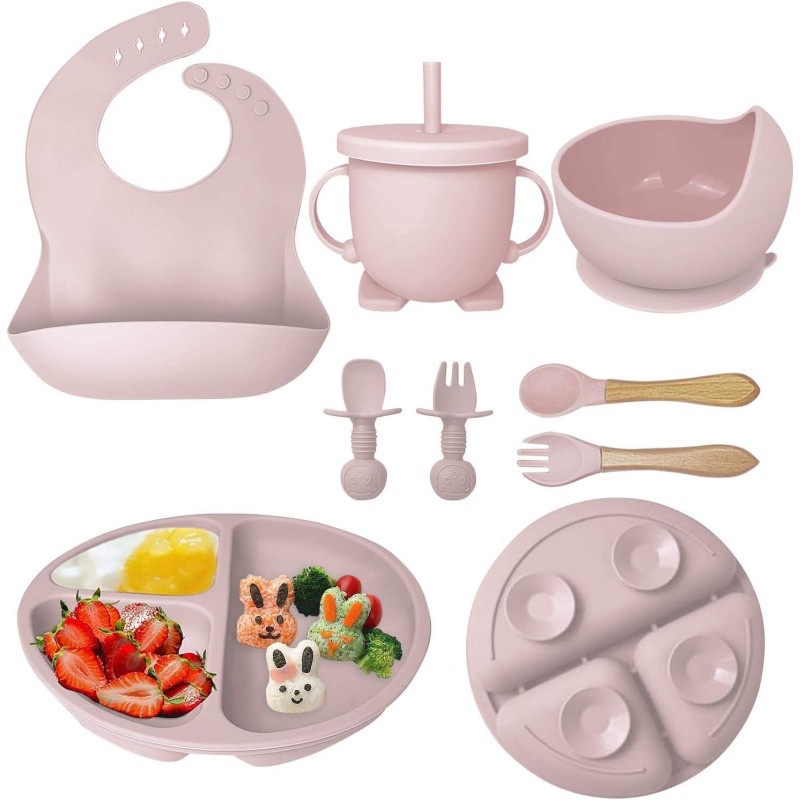 Reusable Baby Sippy Cup Factory - BPA Free Silicone Drinking Bottle Long Straw