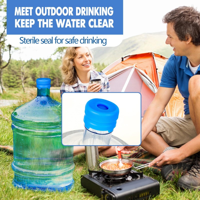 5 Gallon Silicone Water Jug Cap Factory - Reusable Non-Spill 55mm Direct Drinking