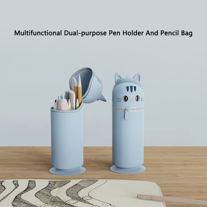 Colorful Silicone Eraser Planter Manufacturer - Custom Kids Pencil Holder Writing Aid