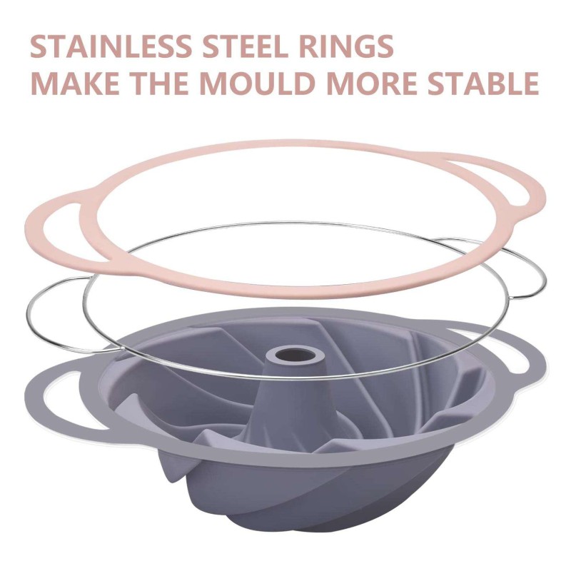 Two-color Square Cake Mold Factory - 2025 New Silicone Eco-friendly Baking Tray