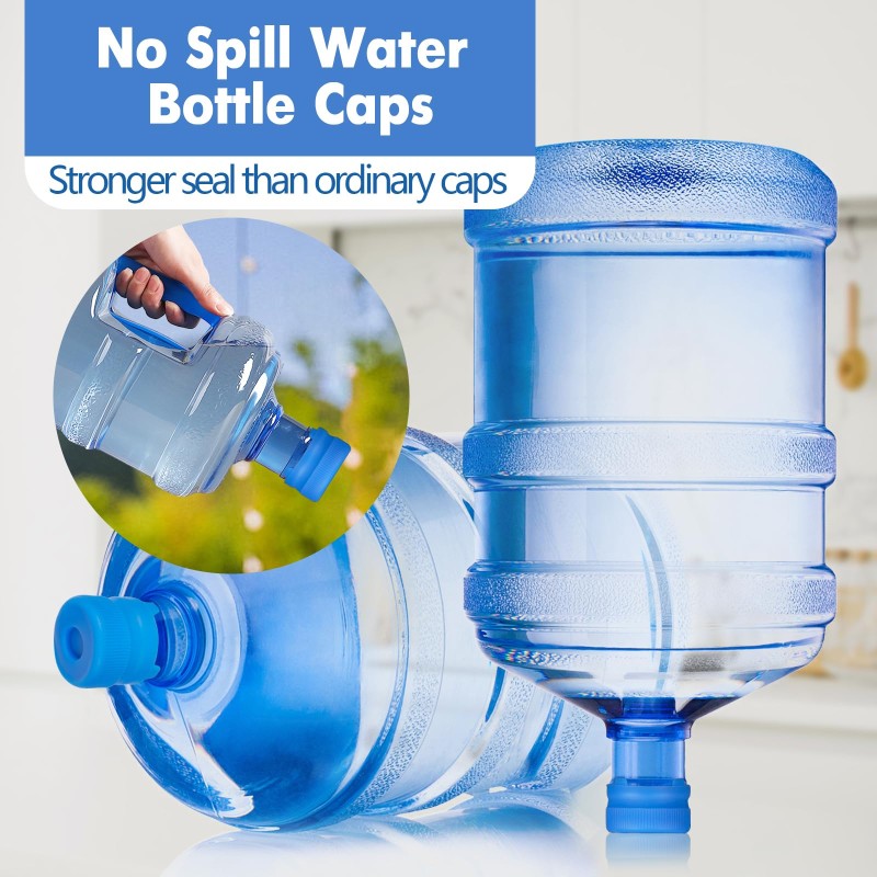 5 Gallon Silicone Water Jug Cap Factory - Reusable Non-Spill 55mm Direct Drinking