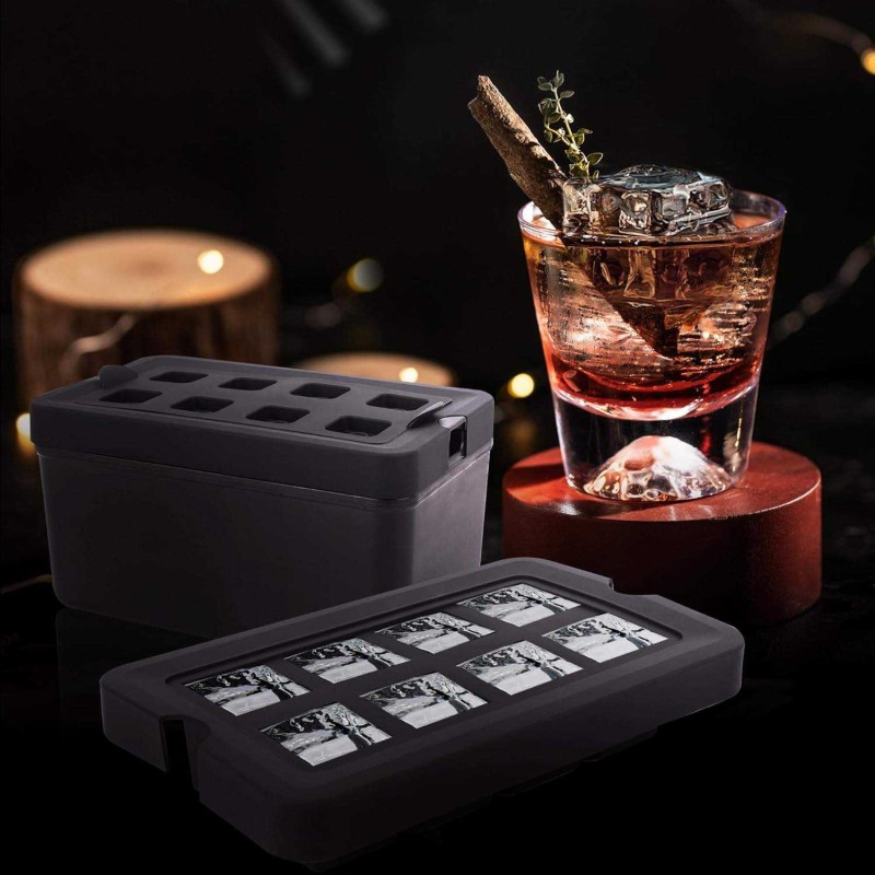 Portable Clear Ice Block Maker Factory - 8 Cavity Small Crystal Cube Machine