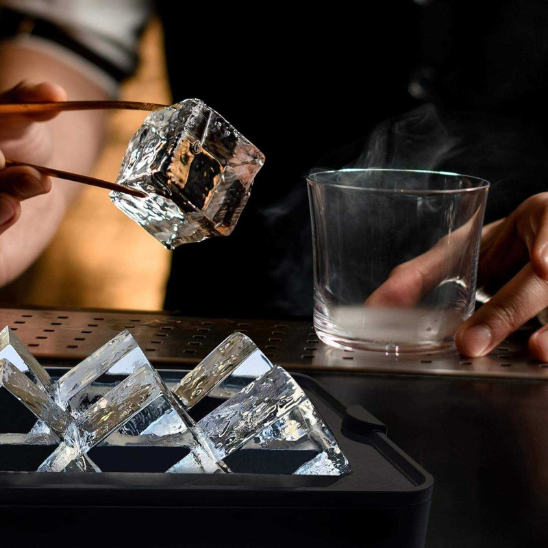 Portable Clear Ice Block Maker Factory - 8 Cavity Small Crystal Cube Machine