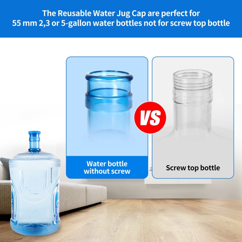 5 Gallon Silicone Water Jug Cap Manufacturer - BPA-Free Food Grade Non-Spill Cover