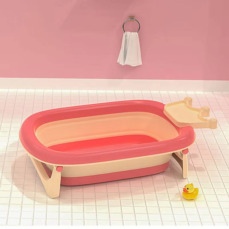 Foldable Baby Bathtub Factory - 2025 Hot Sale Plastic Cute Style Shower Keep Temp