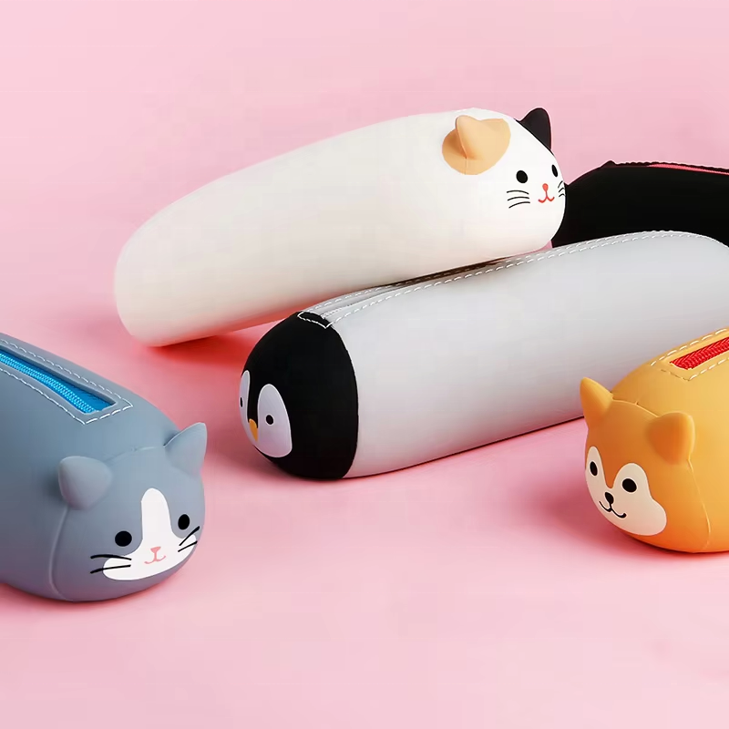 Silicone Pencil Case for Girls Factory - Multi-Functional Pen Holder Stand School