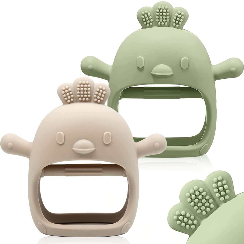 Baby Silicone Teether Mittens Manufacturer - Custom Logo BPA-Free Animal Design