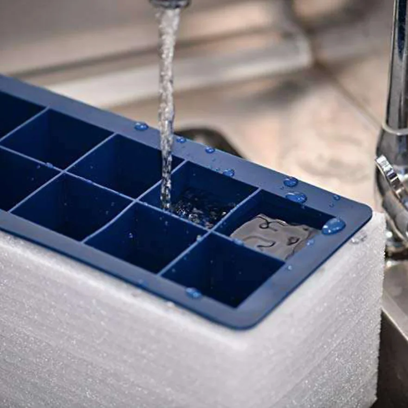 Whiskey Ice Cube Mold Factory - Clear Crystal Plastic Silicone Square Container