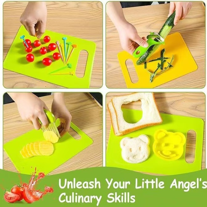 Plastic Montessori Small Knife Set Factory - 40pcs Safe Kitchen Gadgets for Kid