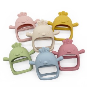 Baby Silicone Teether Mittens Manufacturer - Custom Logo BPA-Free Animal Design