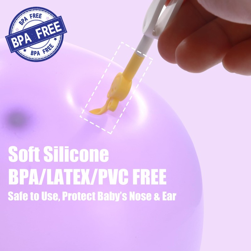 Professional Baby Nose Cleaner Factory - 2 Pack Silicone Ear Wax Remover Tool