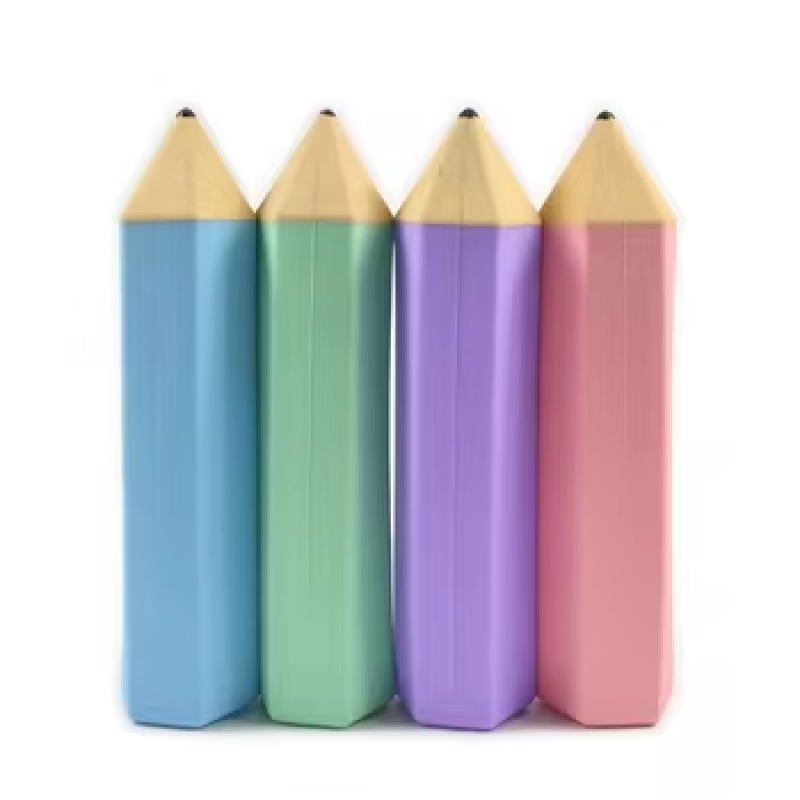 Custom Shaped Pencil Case Manufacturer - Large DIY Silicone Stand Durable Soft