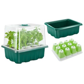 Garden Germination Tray Factory - 4 12 Cell Silicone Plant Nursery Seedling Tray