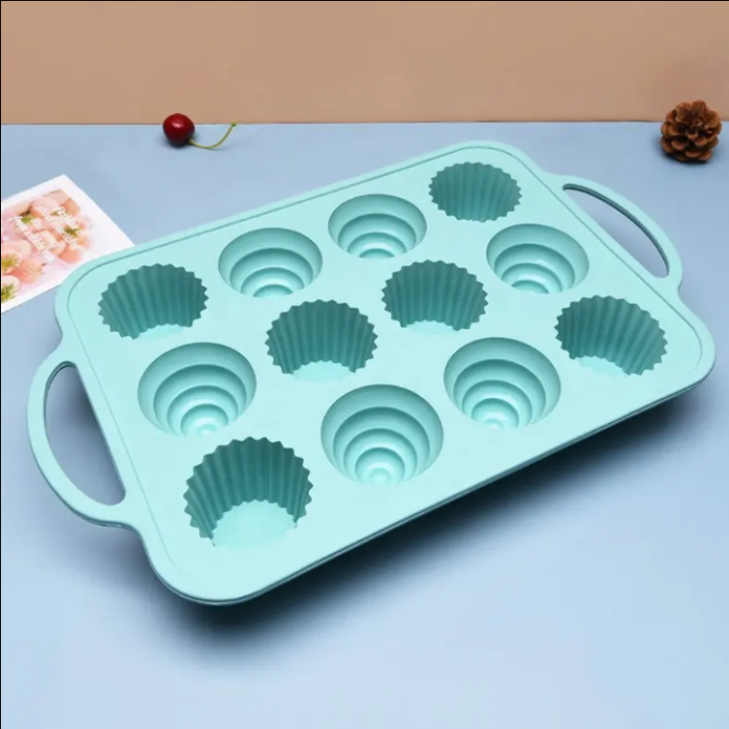 Muffin & Cupcake Pan Factory - Nordic Style Nonstick Food Grade Silicone Quick Release